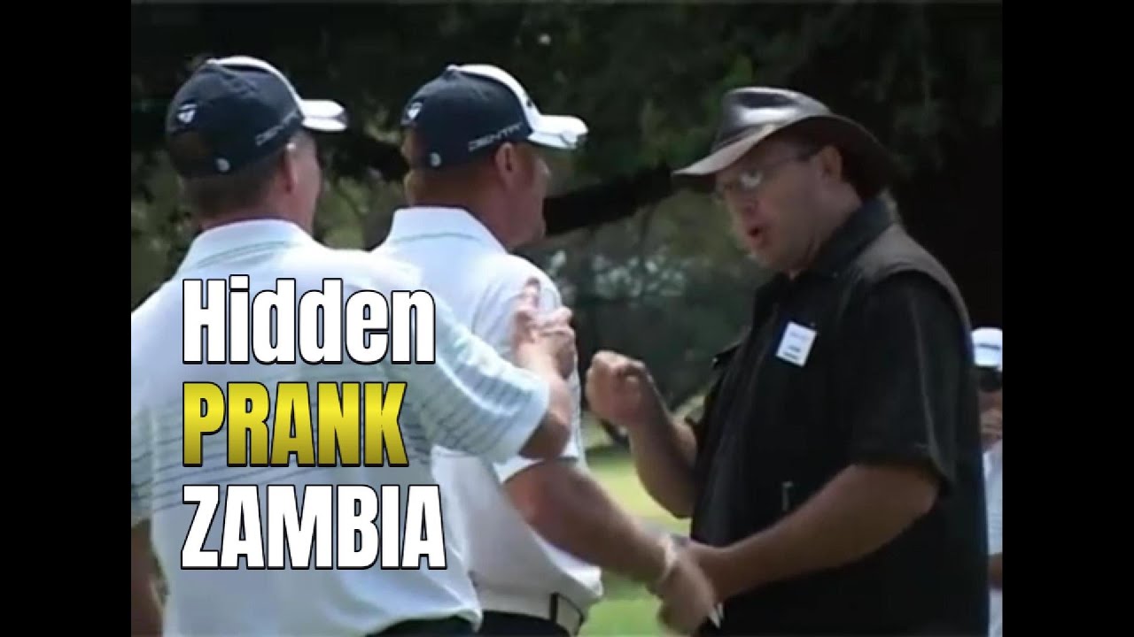 Sakkie golf Marshal from Zambia Prank!!