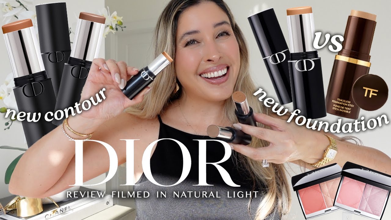 DIOR FOUNDATION STICK: сравнение с TOM FORD FOUNDATION STICK + DIOR CONTOUR STICK. ОБЗОР И СВОТЧИ