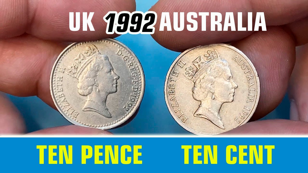 1992 Elizabeth II Coins: Ten Pence vs Ten Cent - What&rsquo;s the Difference?