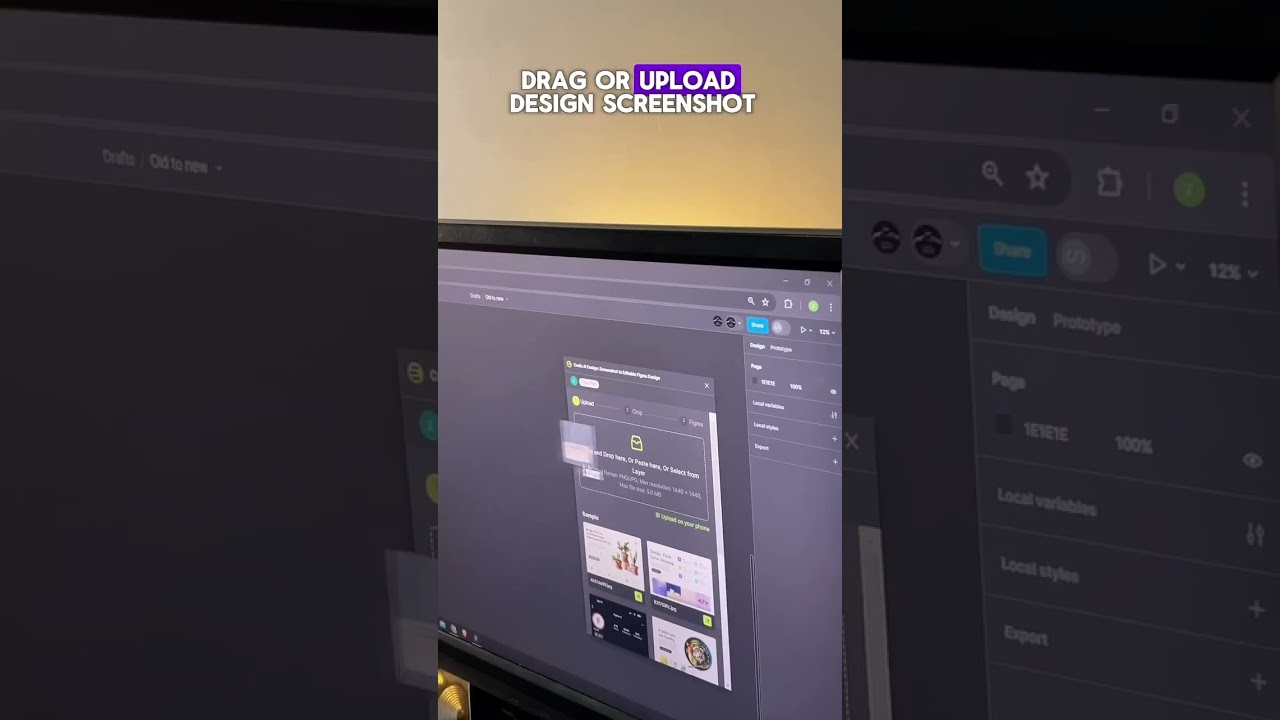 Figma Design 10 second hack....#figma #designhack #uidesign  #wireframe #prototyping #figmaplugins
