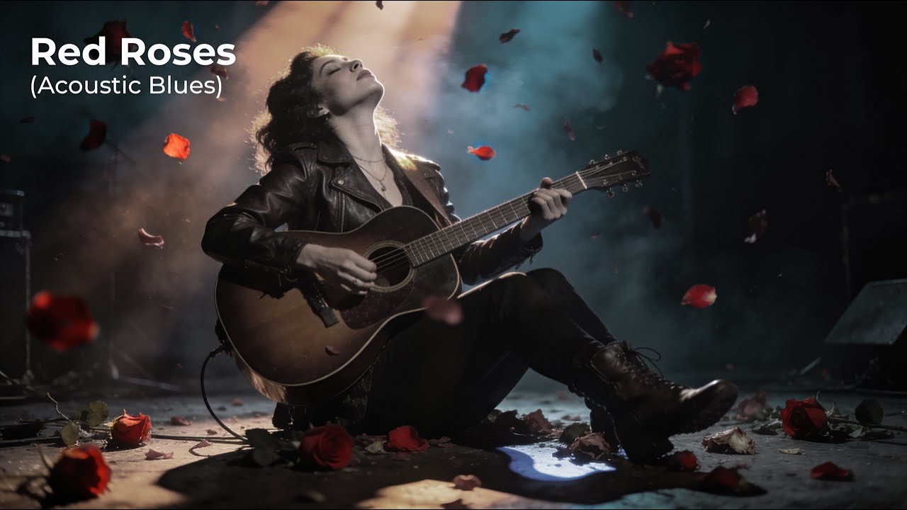 Red Roses (Acoustic Blues) inspired by Hildegard Knef