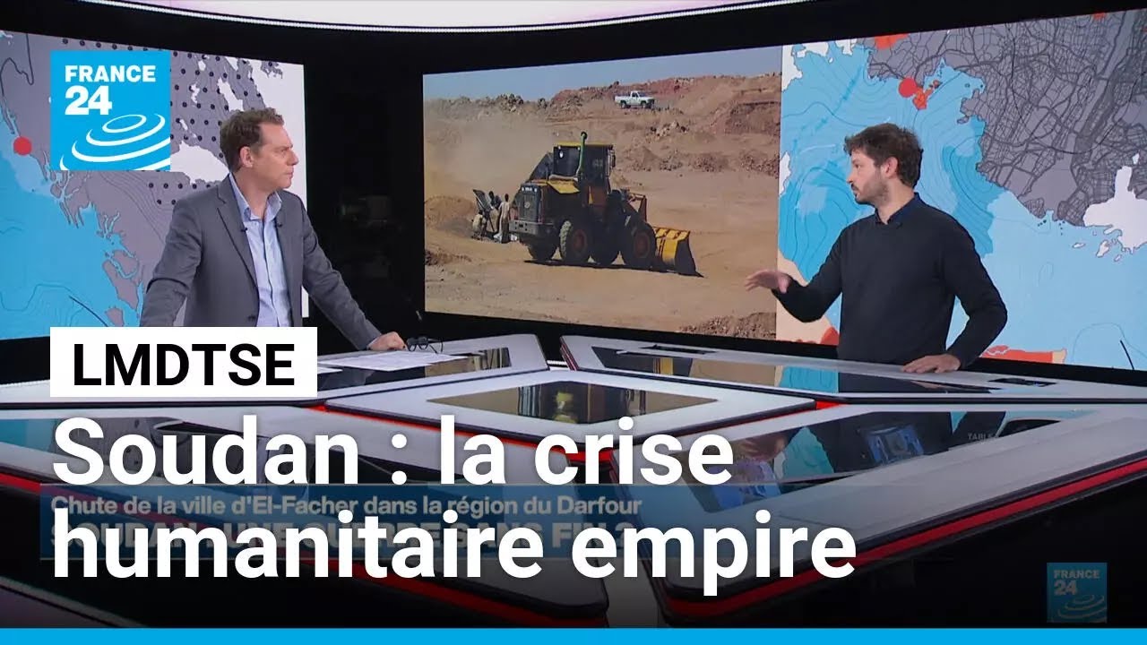 Soudan : la crise humanitaire empire avec la chute d'El-Facher &bull; FRANCE 24