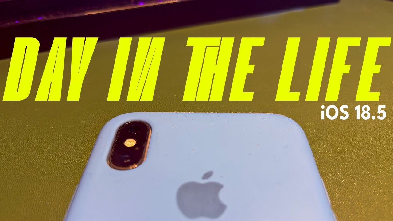 iOS 18.5 Real World Test ft. iPhone XS (Day in the Life)