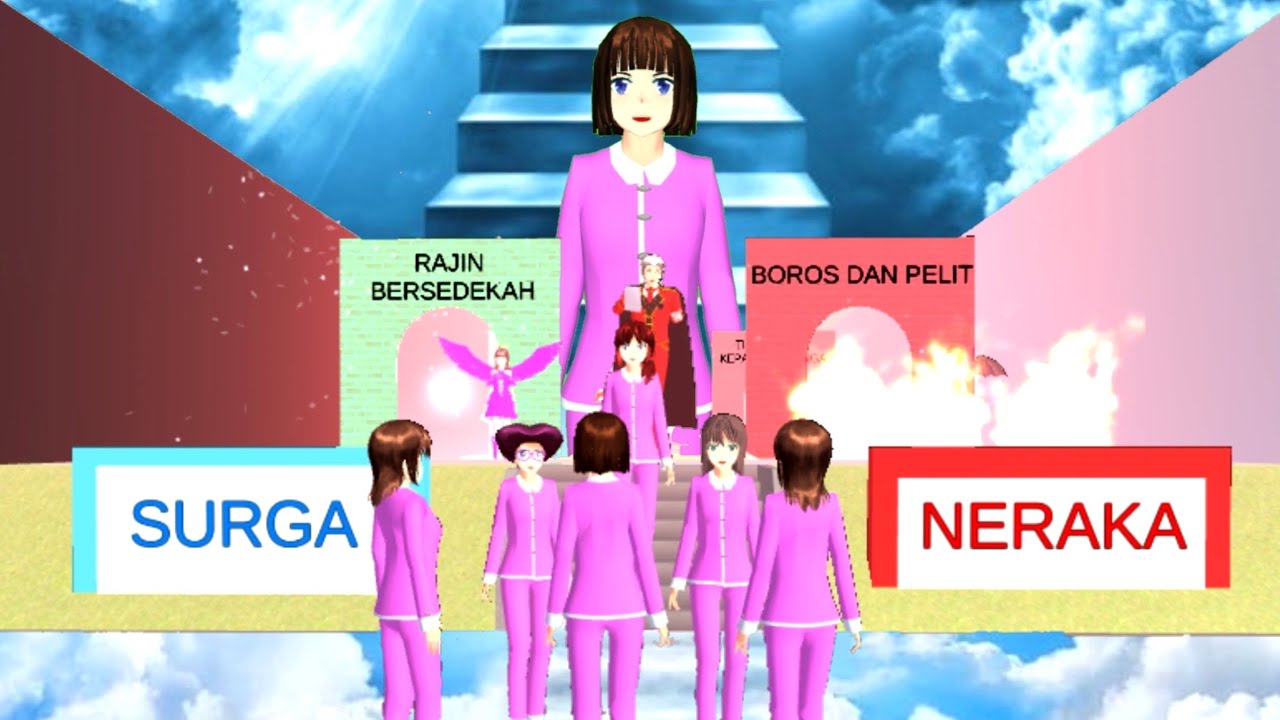 MASUK NERAKA ATAU SURGA ?? || PENGHAKIMAN WATI ( MAMA TOMMY ) || Drama Sakura School Simulator