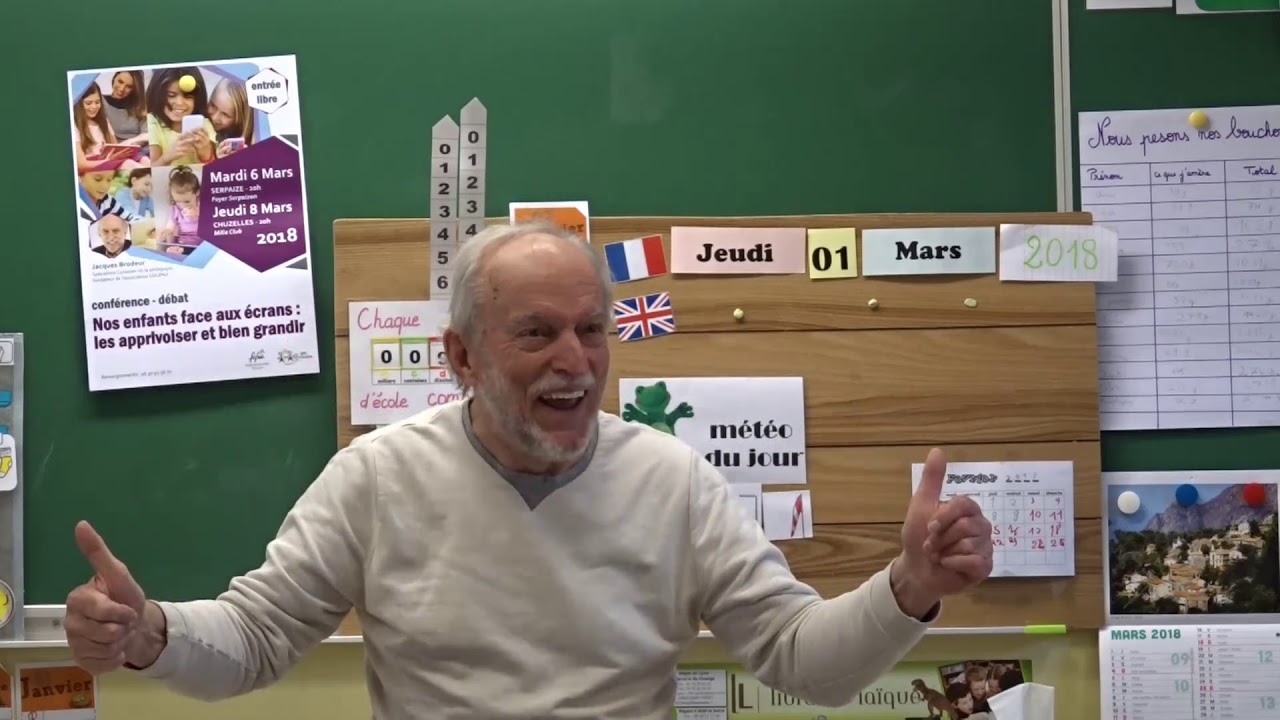 2018 02 Jacques Brodeur en classe de CP CE, extrait
