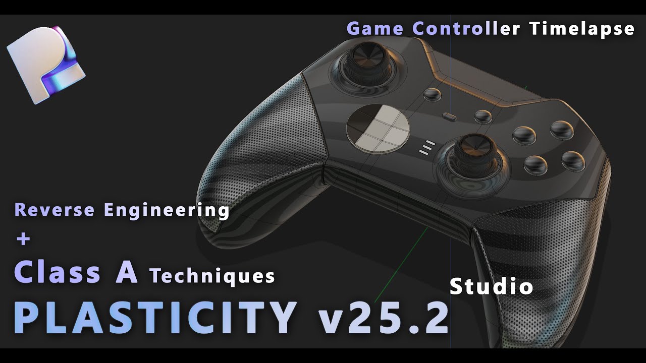 Class A Techniques for Reverse Engineering in Plasticity 2025.2 | Game Controller Timelapse