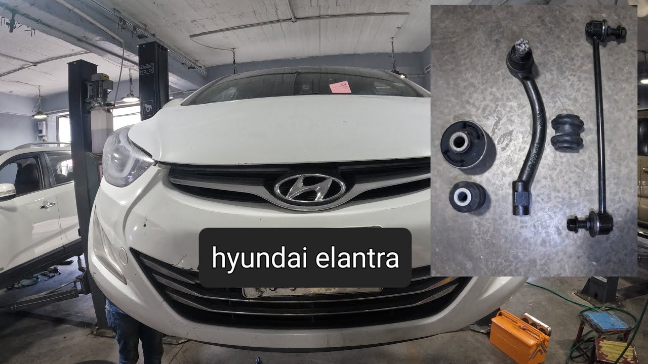 reemplazo del buje del brazo de control - buje de la barra estabilizadora..hyundai elantra 2011-2017