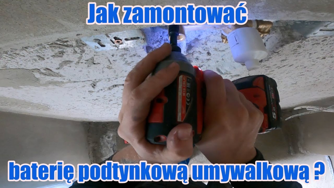 Jak zamontować baterię podtynkową umywalkową?