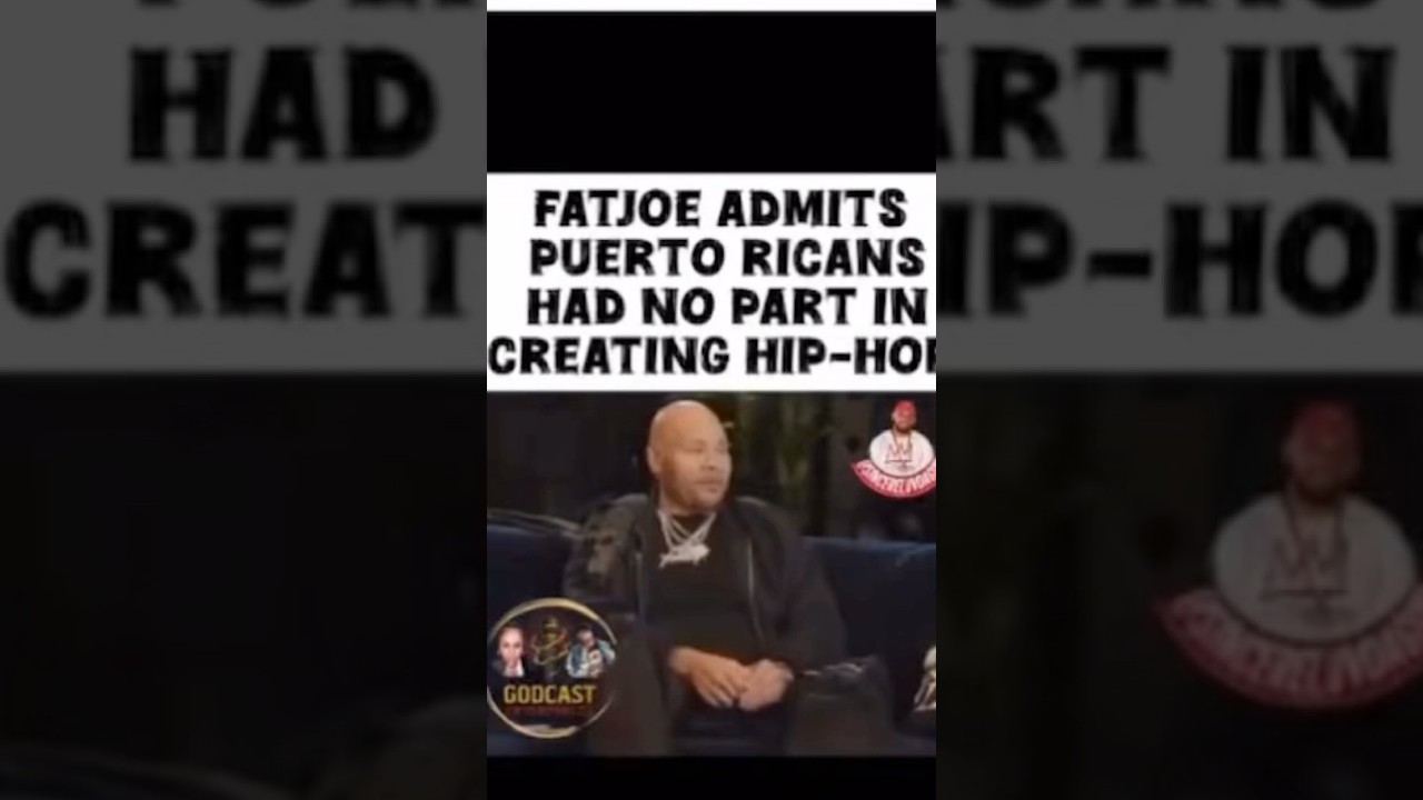 Fat Joe Admits Puerto Ricans Had No Part In Creating Hiphop #shorts