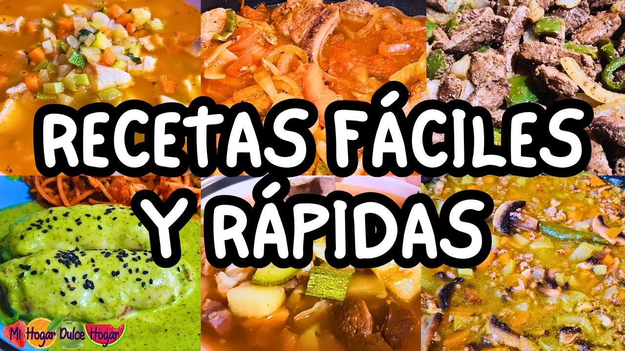 ✅ RECETAS FACILES Y RAPIDAS😋 #mihogardulcehogar #recetasfaciles #recetasrapidas