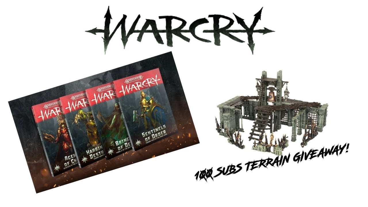 Warcry Grand Alliance book review  & 100 subs terrain giveaway!
