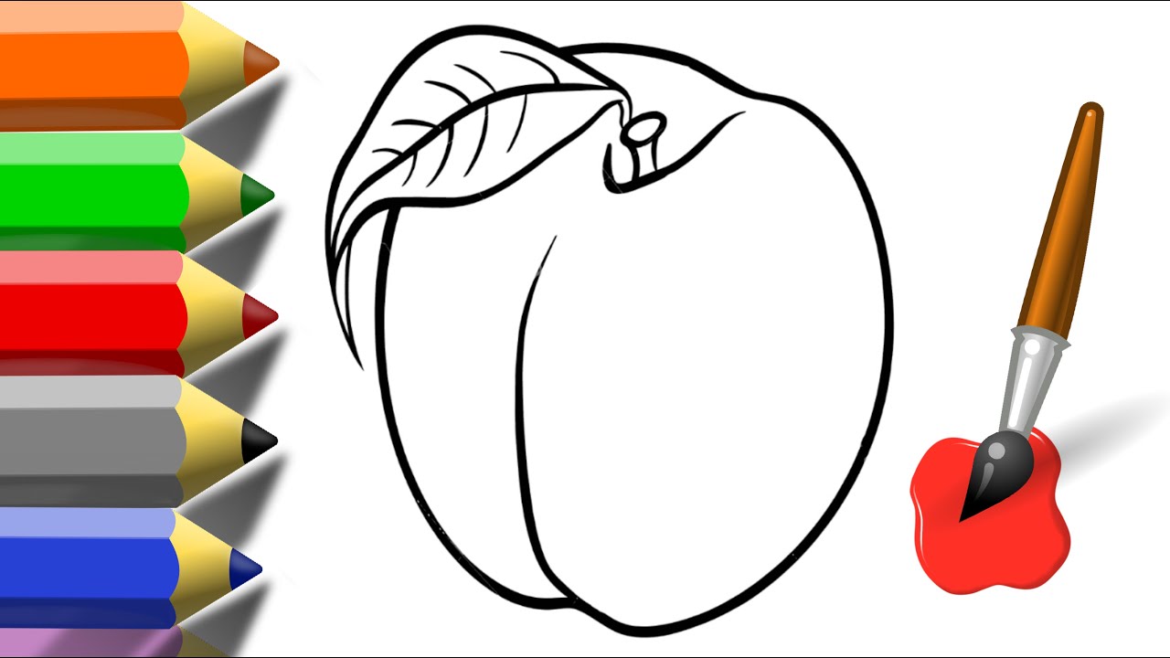 Draw a Picture of a Peach