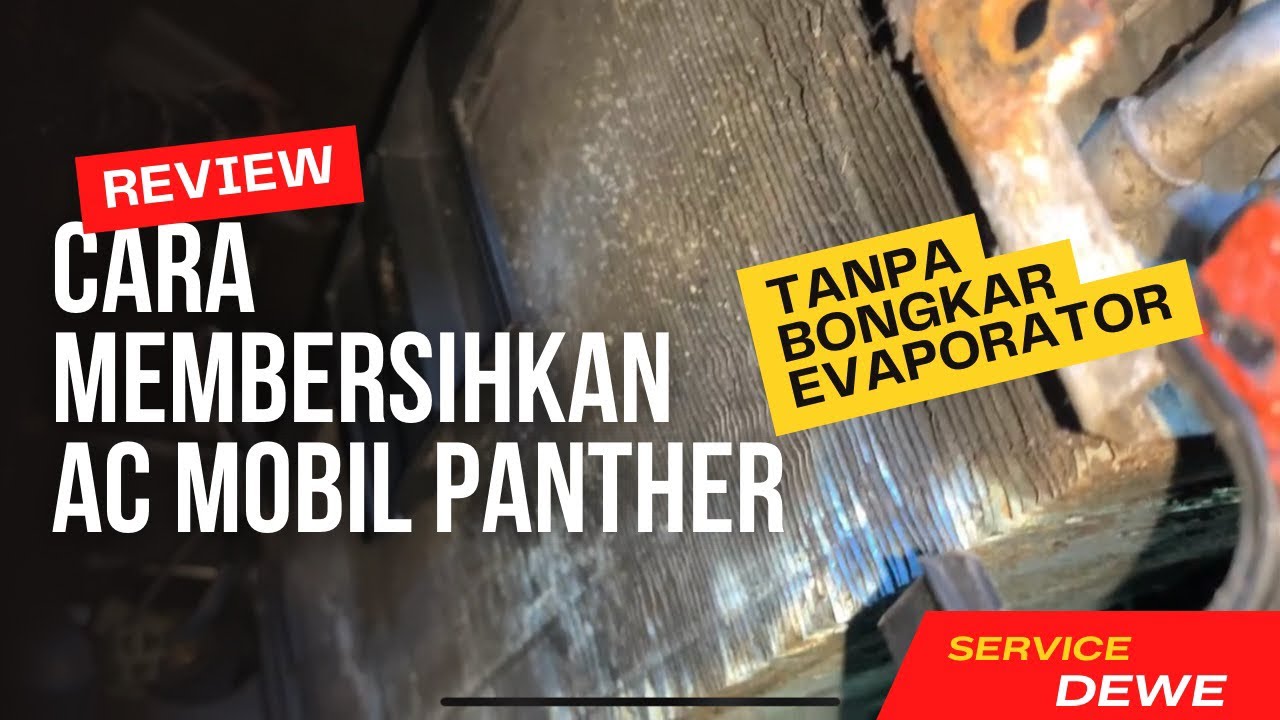 Cara membersihkan ac mobil. / blower dan evaporator panther 2.5