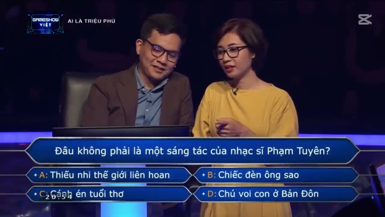 Cặp vợ chồng may mắn được trải qua nhiều vị trí quan trọng tại Ai là triệu phú