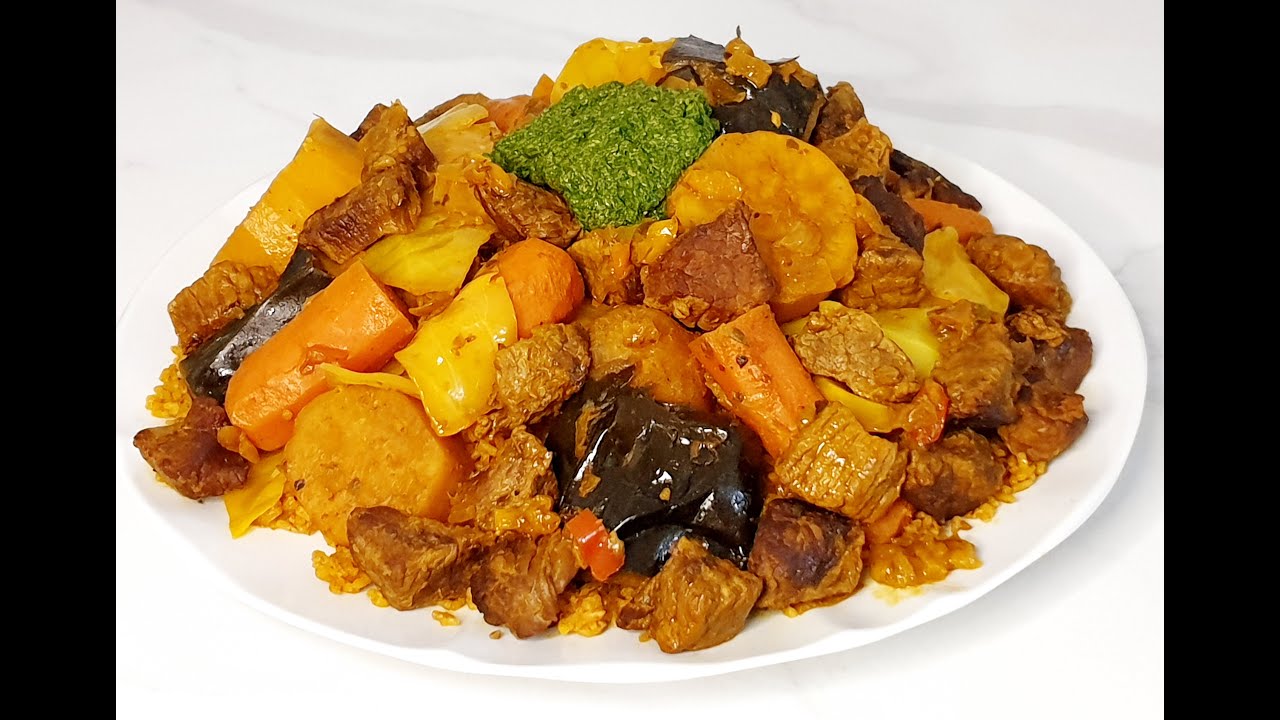 Riz Gras &agrave; la viande de b&oelig;uf (Tchiep) fa&ccedil;on Ladouce