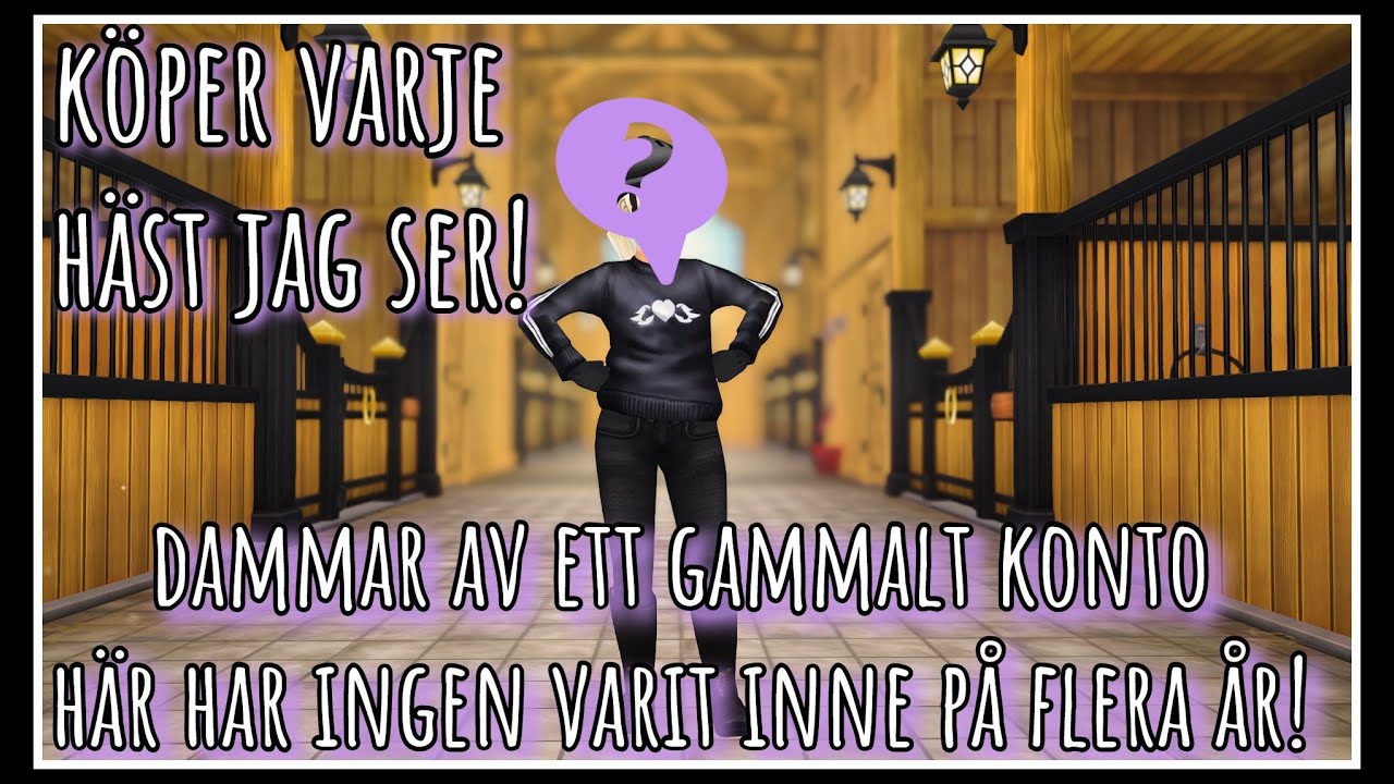 Återupplivar ett gammalt konto och köper varje häst jag ser!