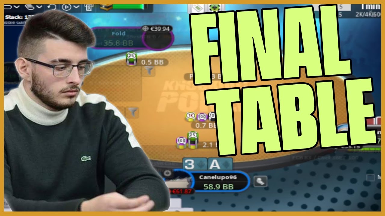 FINAL TABLE KO 20 EUR - 700 Eur al PRIMO