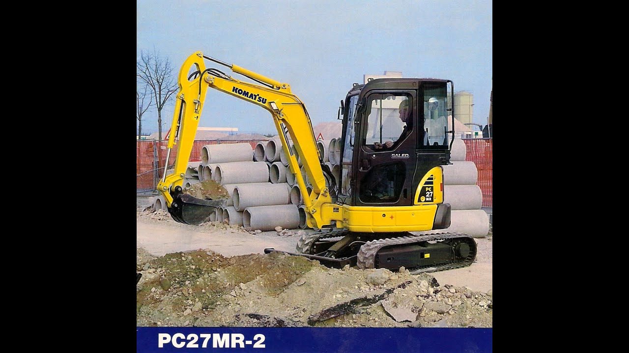 KOMATSU PC27MR-2 broshure