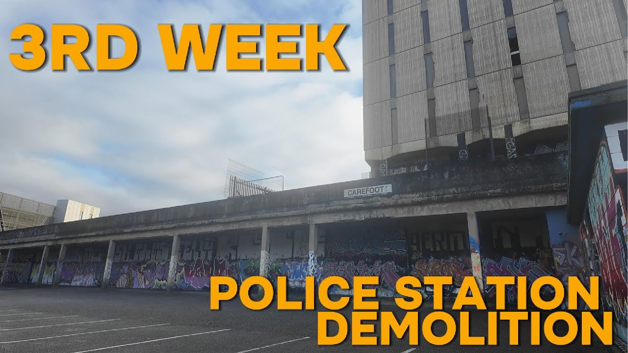BLACKPOOL OLD POLICE STATION demolition week