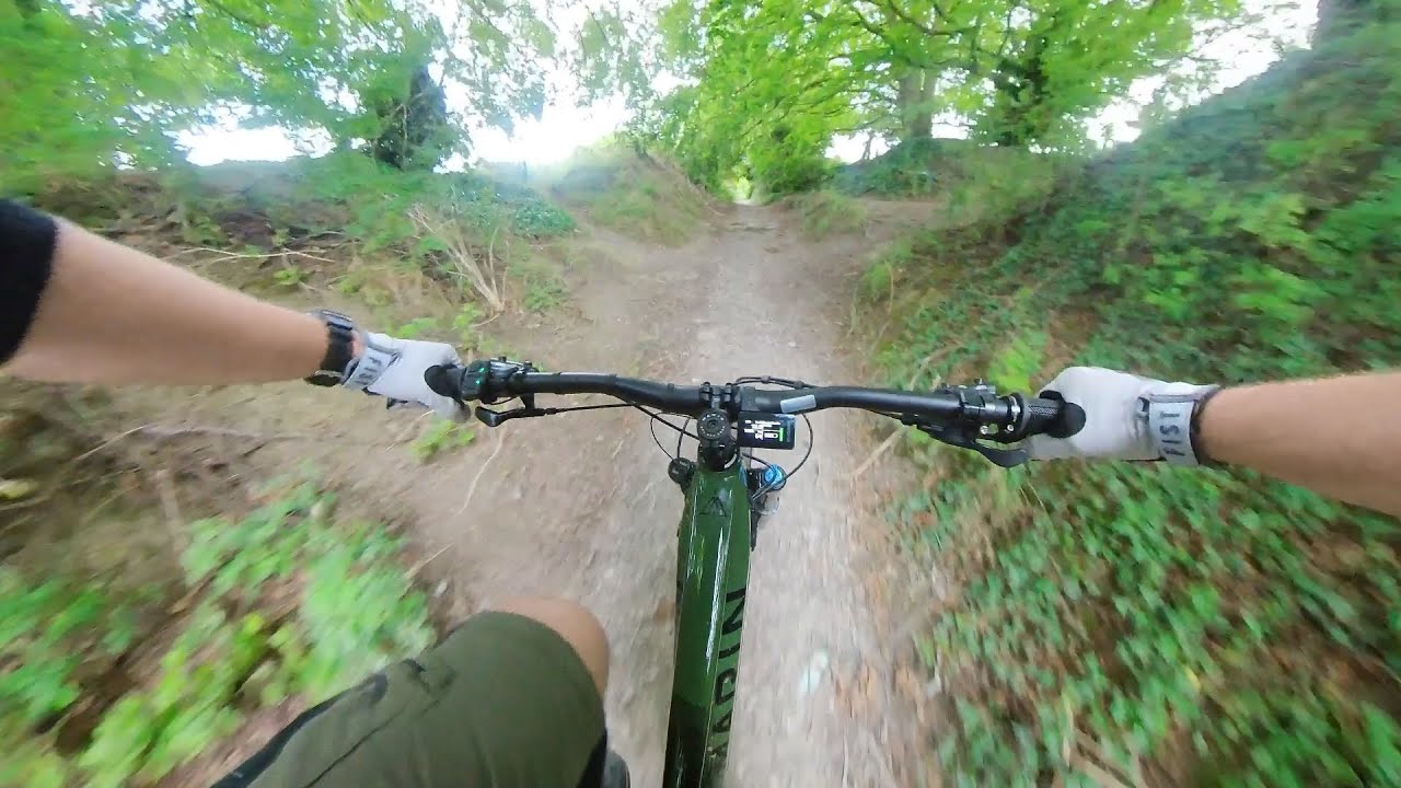 Climbing on a MARIN Alpine Trail E1
