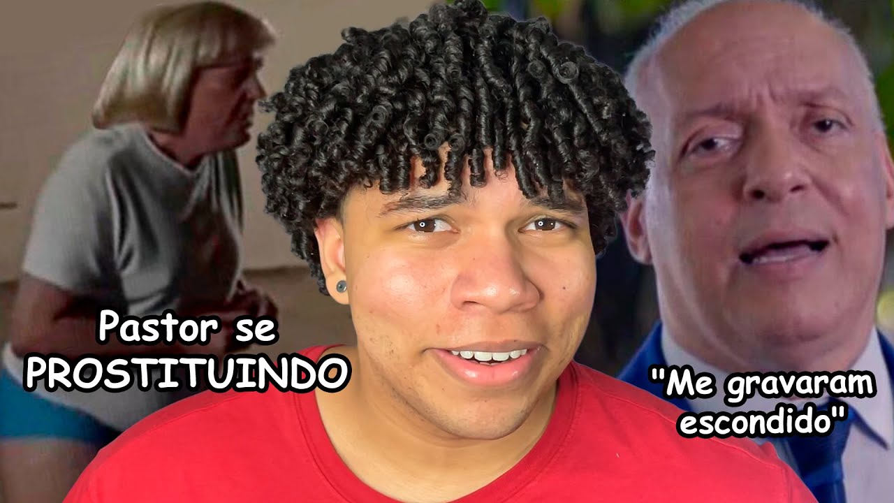 O pastor que foi flagrado de calcinha e peruca na rua 