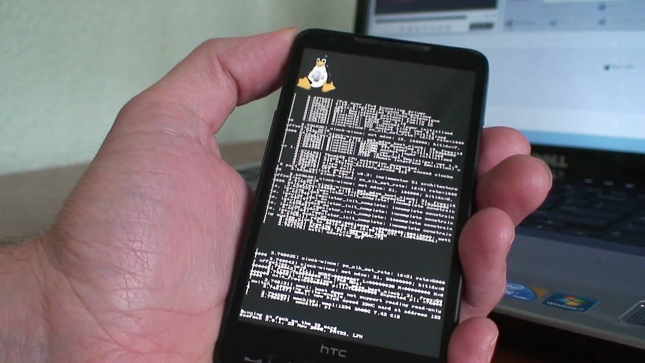HTC HD2 running  Android Froyo