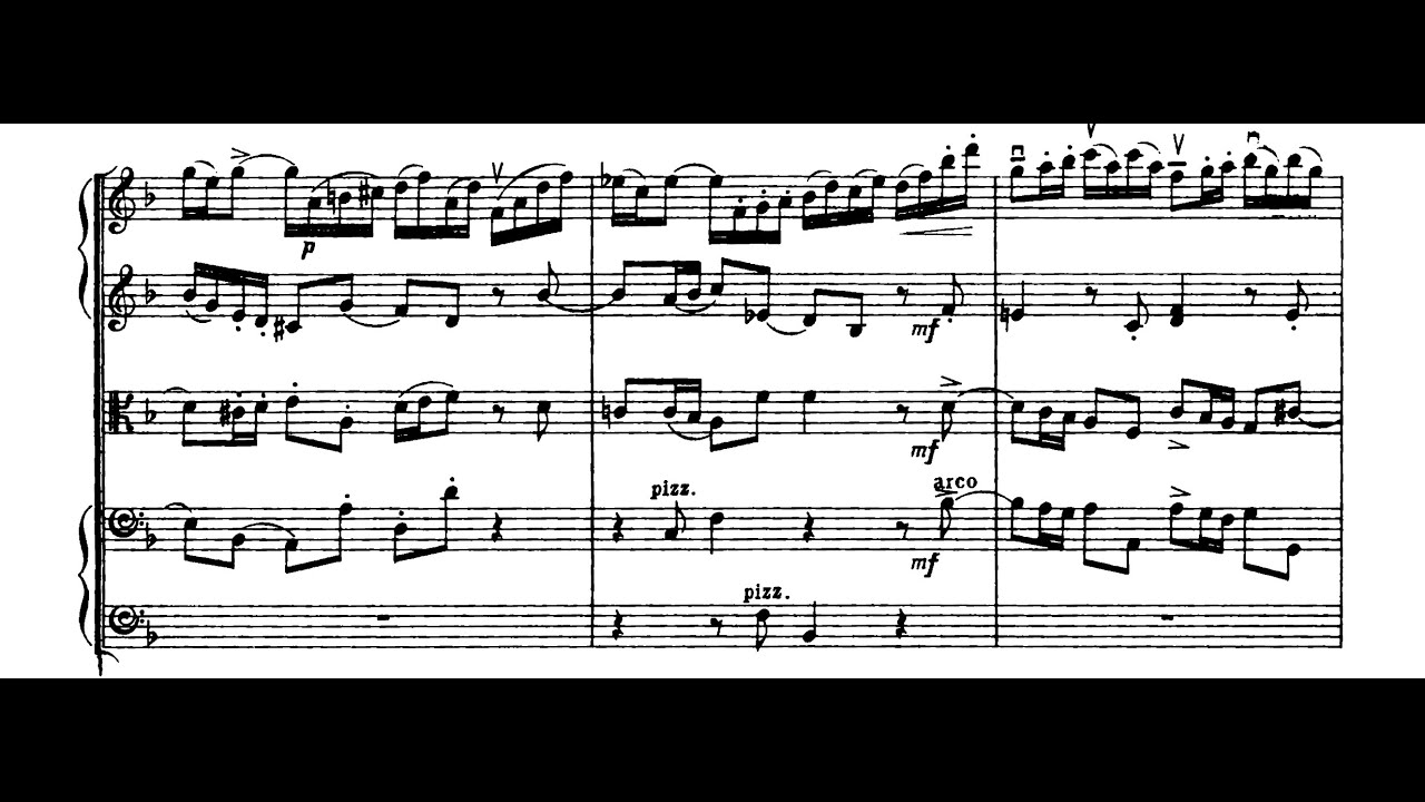 Hubert Parry - Suite in F (Lady Radnor's Suite) for String Orchestra (1894) [Score-Video]