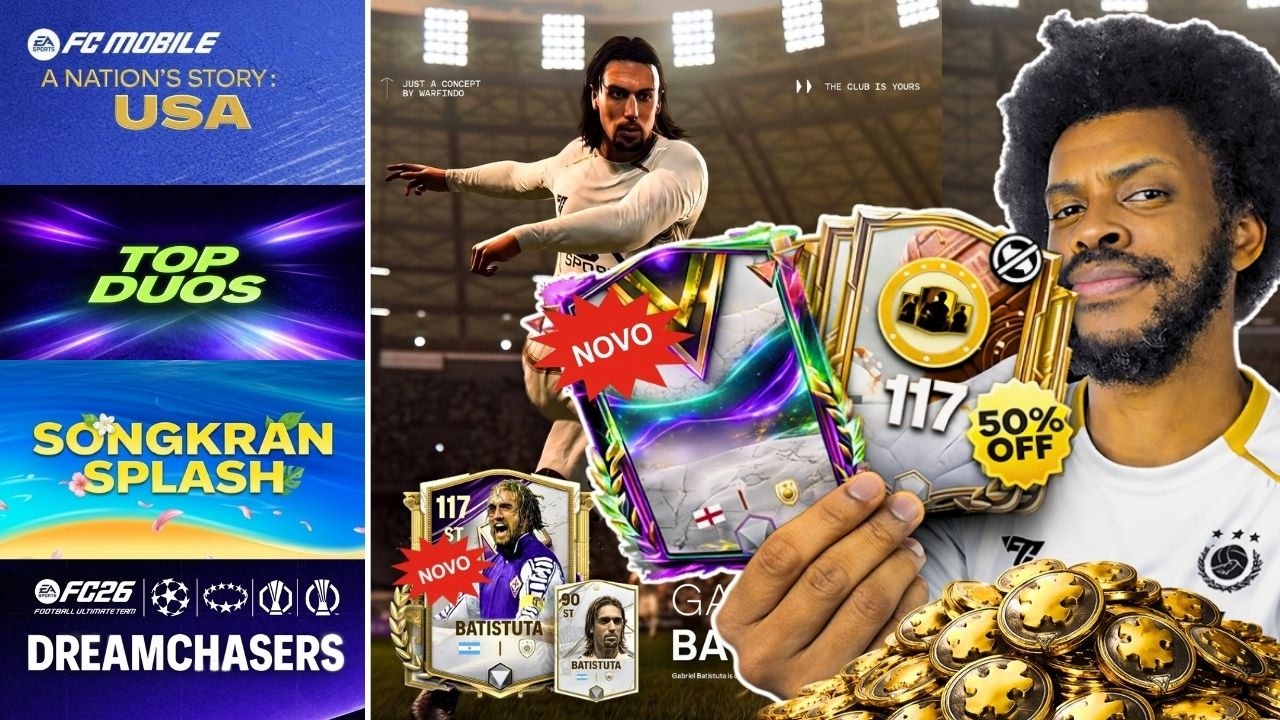 🚨 DESCONTOS na SEMANA 3!? NOVOS ICONS + UCL, TOP DUOS e H. DE NAÇÃO no FC MOBILE