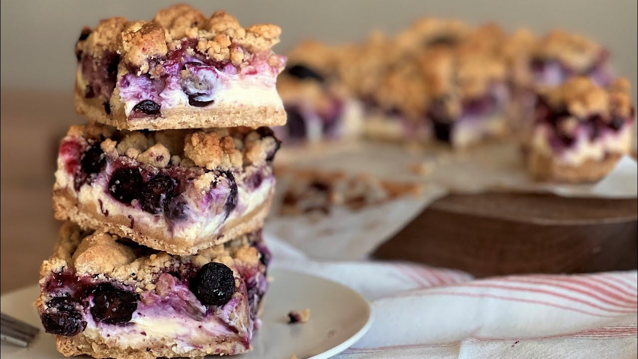 블루베리 치즈 크럼블 BLUEBERRY CHEESE CRUMBLE 만들기 쉽고 완벽한 조합