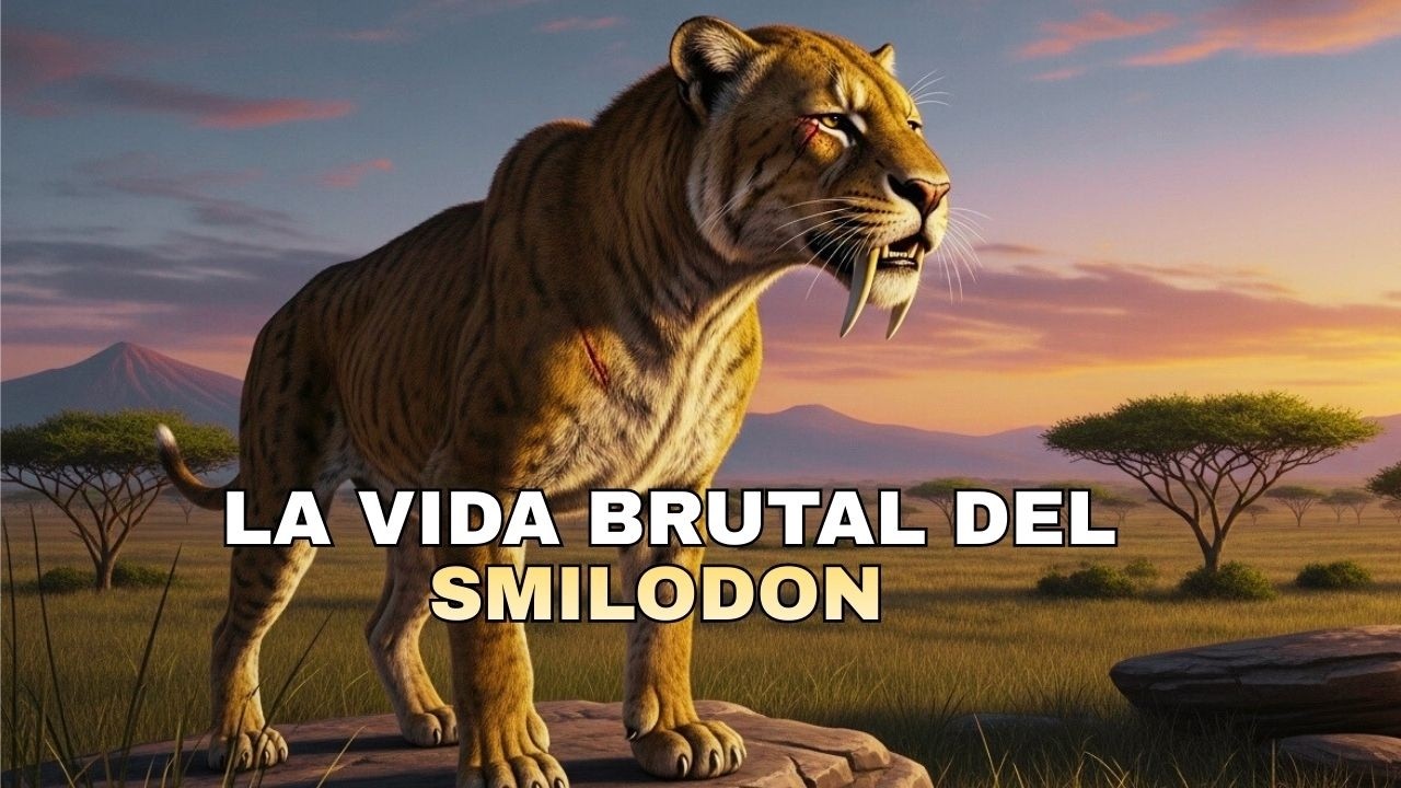 La Vida Brutal del Smilodon | El Verdadero Tigre Dientes de Sable
