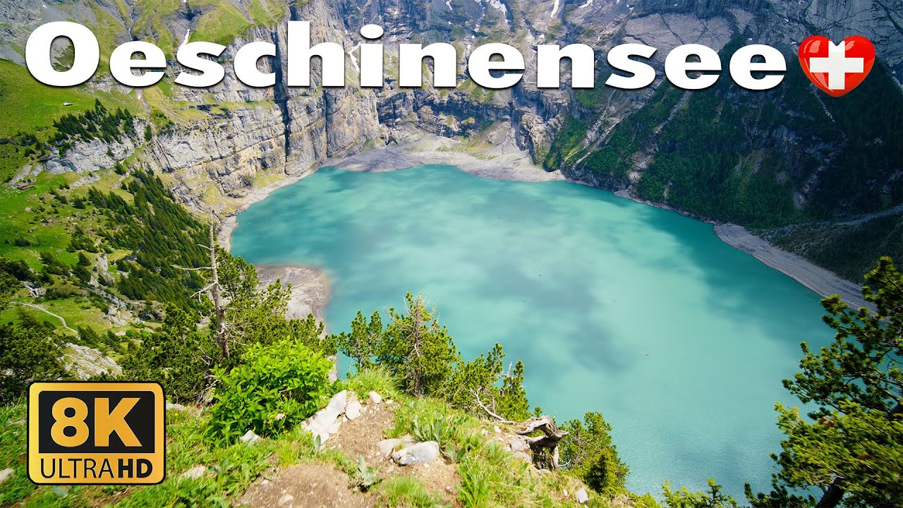 Oeschinensee Switzerland 8K
