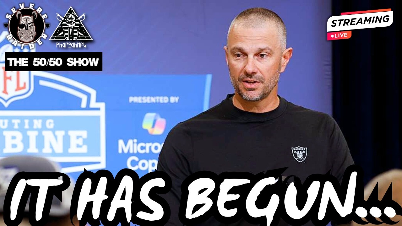 LIVE🚨50/50show🏴‍☠️Combine week, #Raiders coaching staff set, Latest #RaiderNation news & rumors‼️