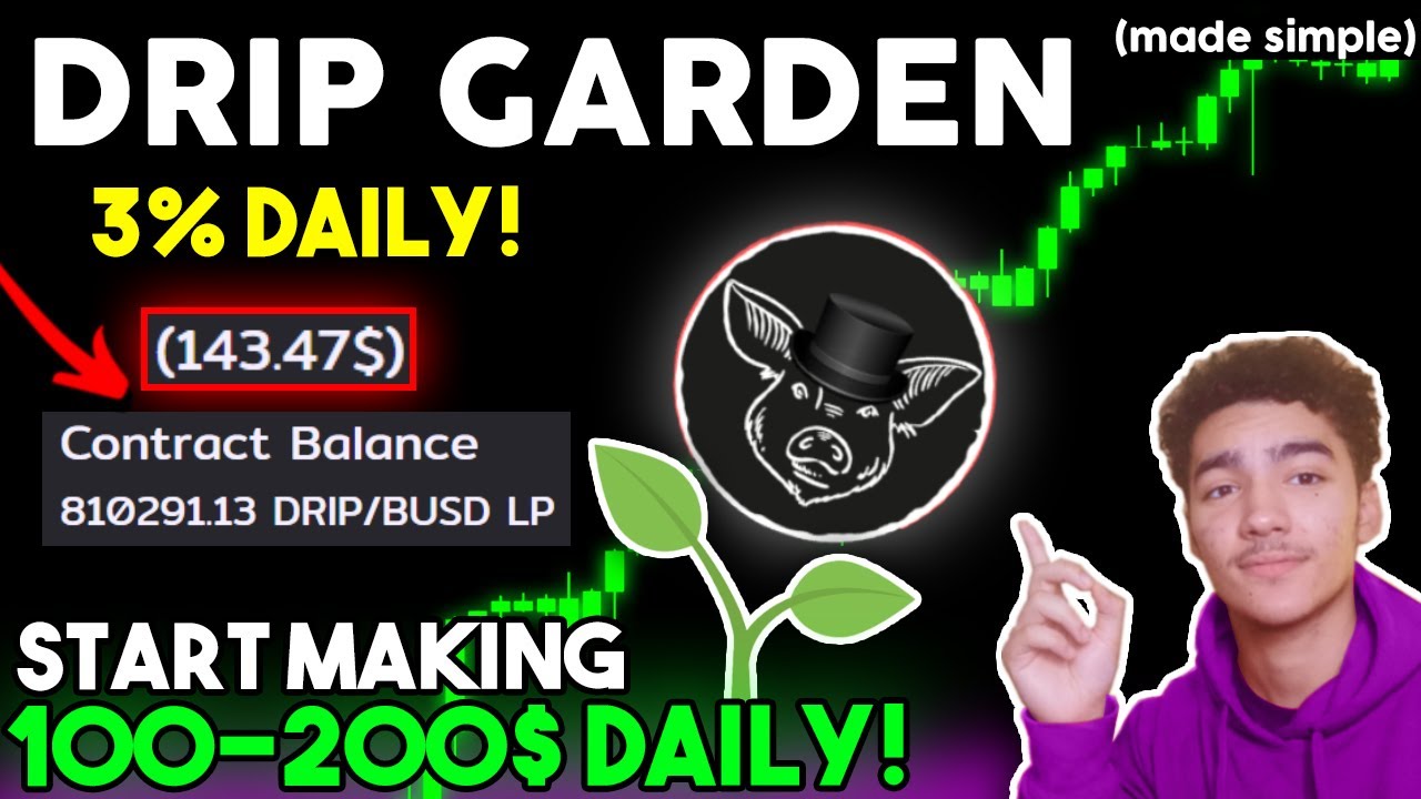 MAKE $100 DAILY THE DRIP GARDEN | Animal Farm (Made Simple) Explained 2022