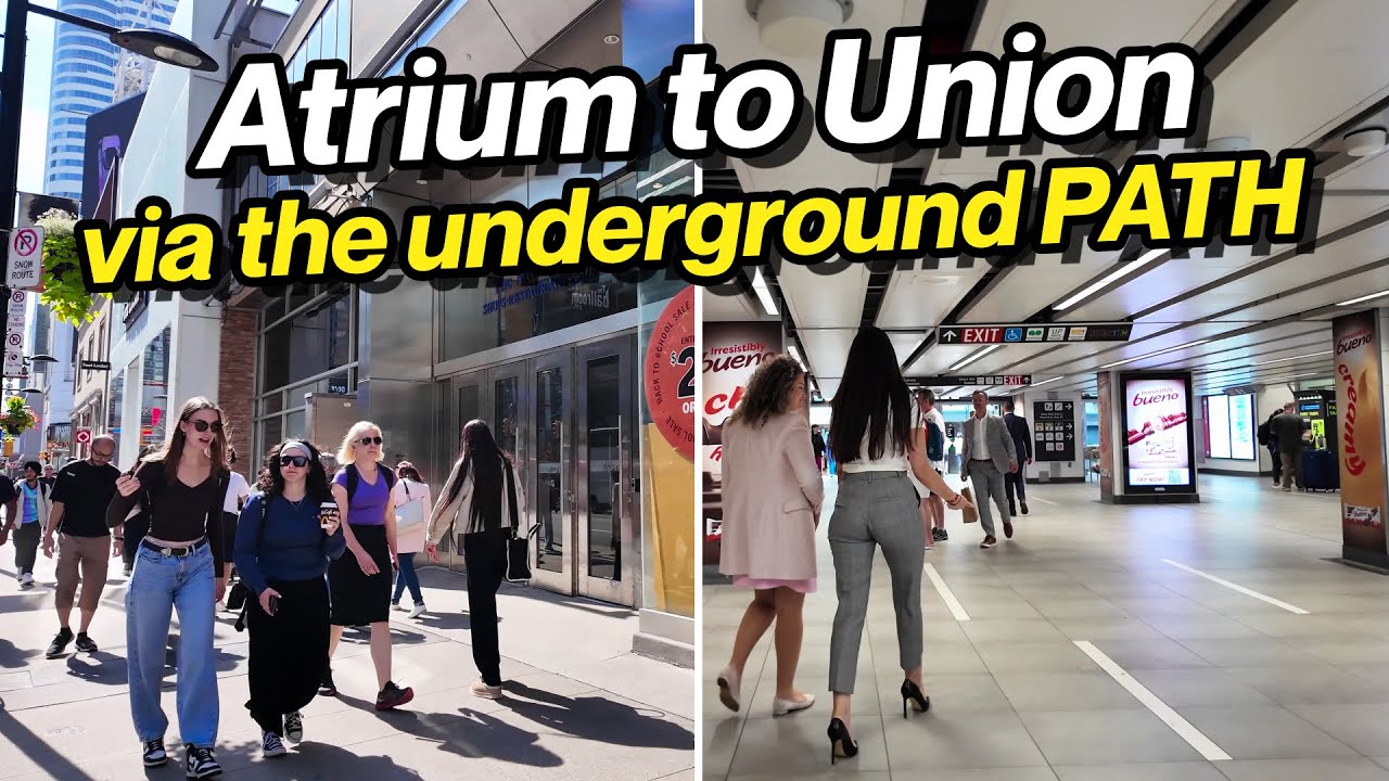 Toronto’s Hidden Underground PATH | Atrium to Union Walk (Sept 2025)