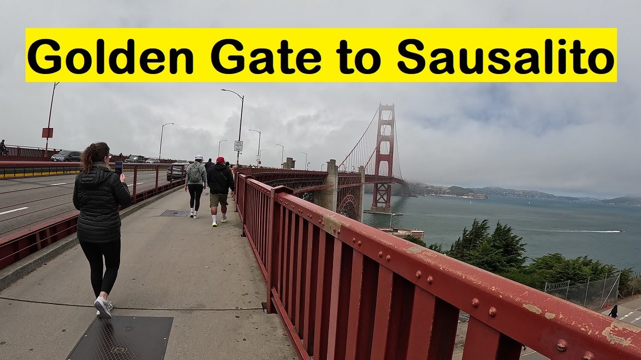 Golden Gate to Sausalito: Unforgettable Views and a Charming Town. 🇺🇸 #yüzdeyüz