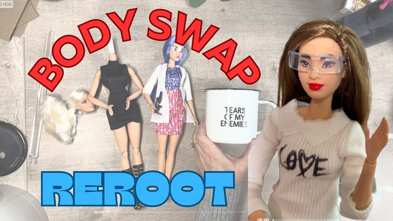 ReRoot BARBIE BASICS Review & Restyle | Guest Star Scientist Barbie Doll