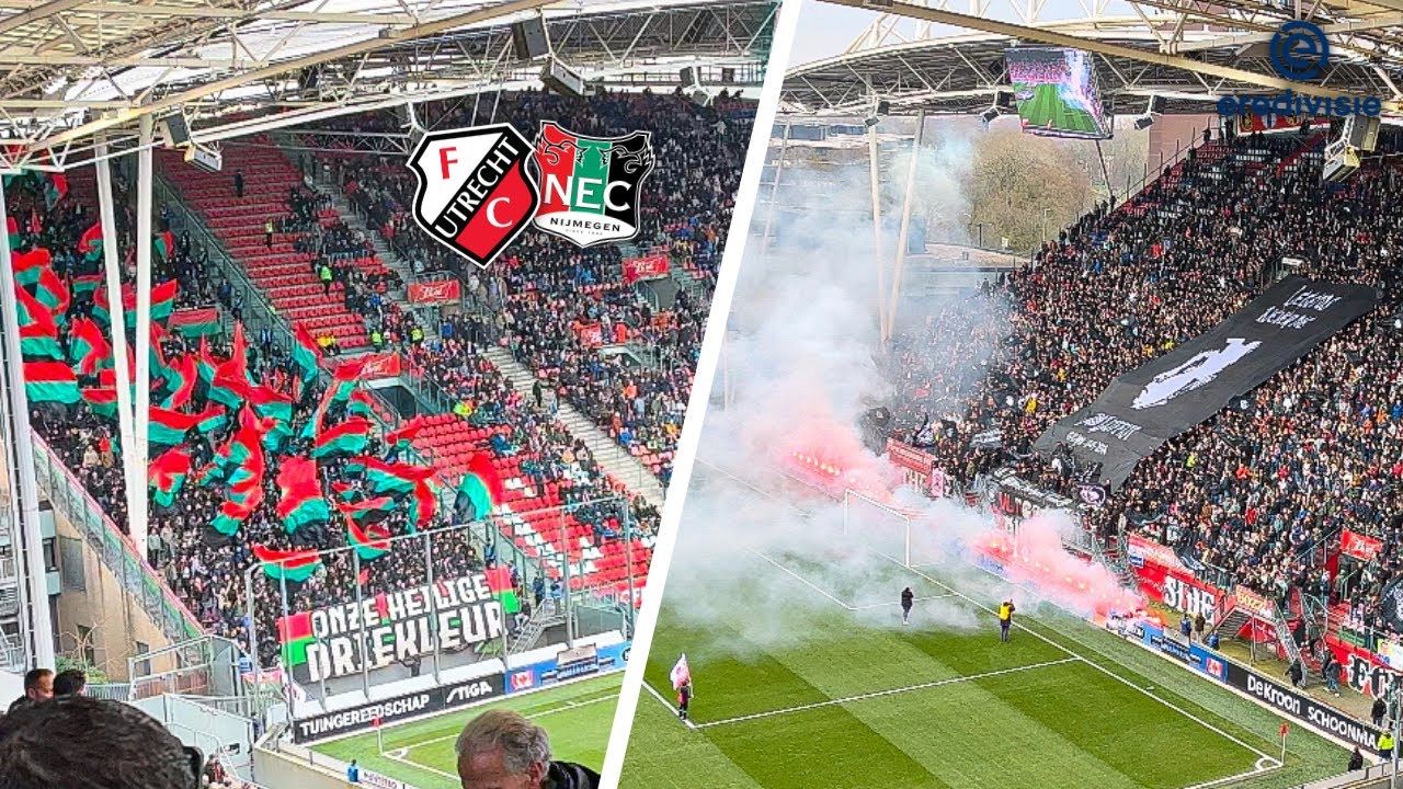 These Away Fans were Loud! Utrecht v NEC Nijmegen
