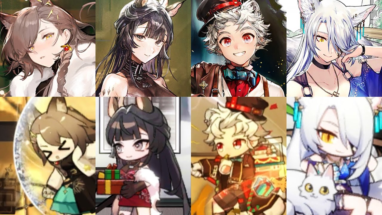 Penance, Tsukinogi, Qanipalaat, Santalla Skins [Arknights/アークナイツ/명일방주]
