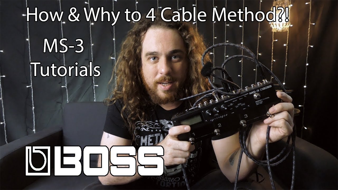 Boss MS-3 - How and Why to use 4 cable method