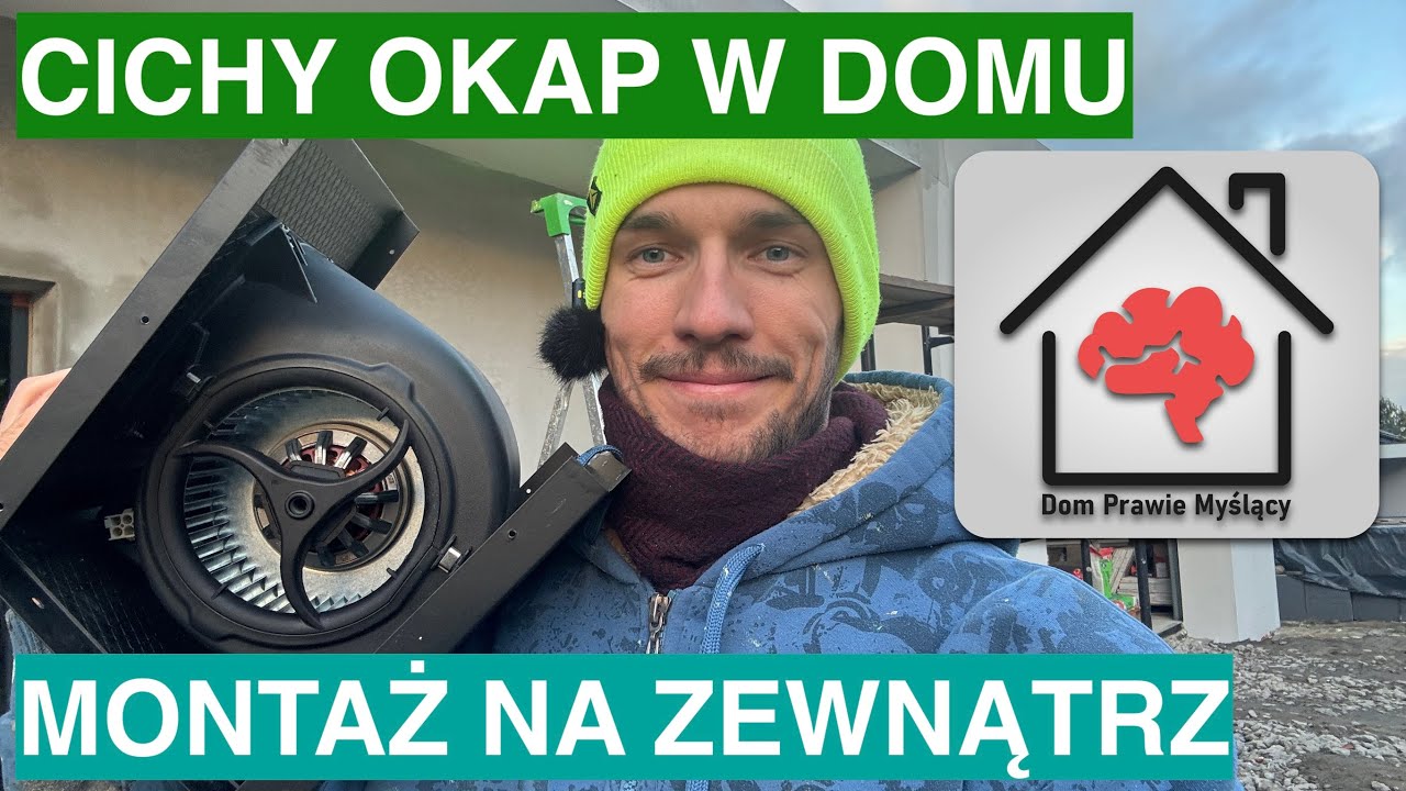 Cichy okap na zewnątrz budynku. Jak głośny jest okap od firmy Globalo? Montaż okapu na elewacji.