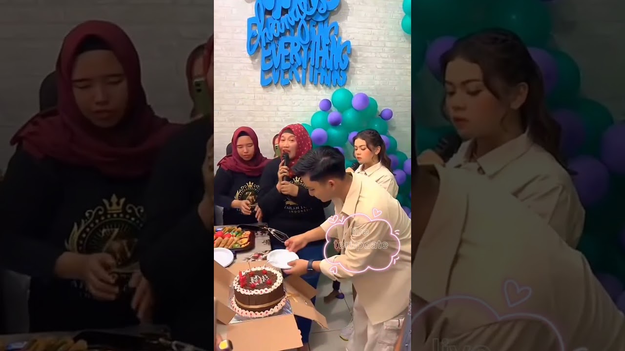 Wulan Lida dan Zainul Basyar hubungannya sudah go publik, kejutan ulang tahun