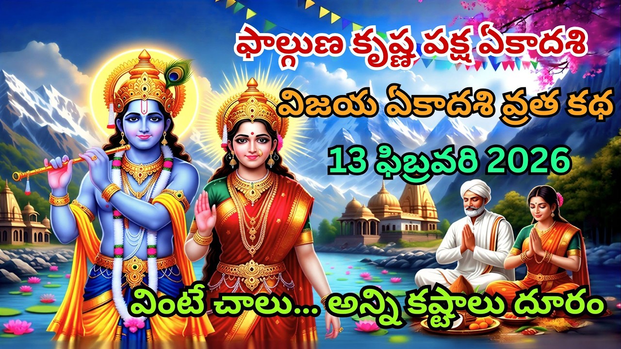 విజయ ఏకాదశి వ్రత కథ (పూర్తి కథ) | మహావిష్ణువు అనుగ్రహం పొందడానికి సింపుల్ మార్గం | విజయ ఏకాదశి వ్రతం