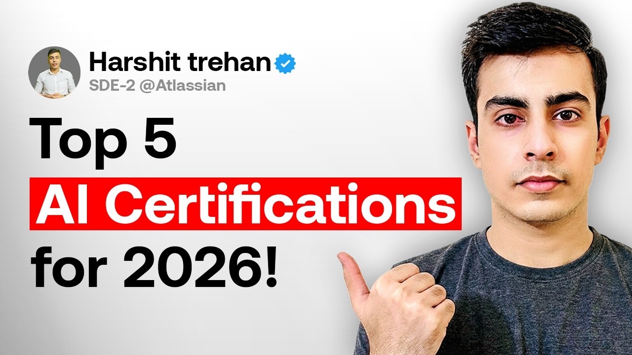 These AI Certifications Can Get You Internships in 2026 (Don&rsquo;t Miss This)