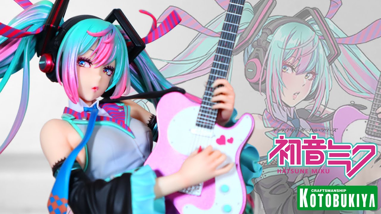Hatsune Miku Bishoujo ReMIX Series Statue Unboxing - Kotobukiya