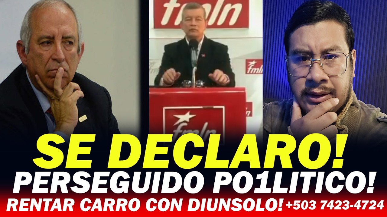 SE DECLARA PERSEGUIDO POLITICO POR BUKELE ! CHINO DICE QUE NO EXISTE HOSPITAL !