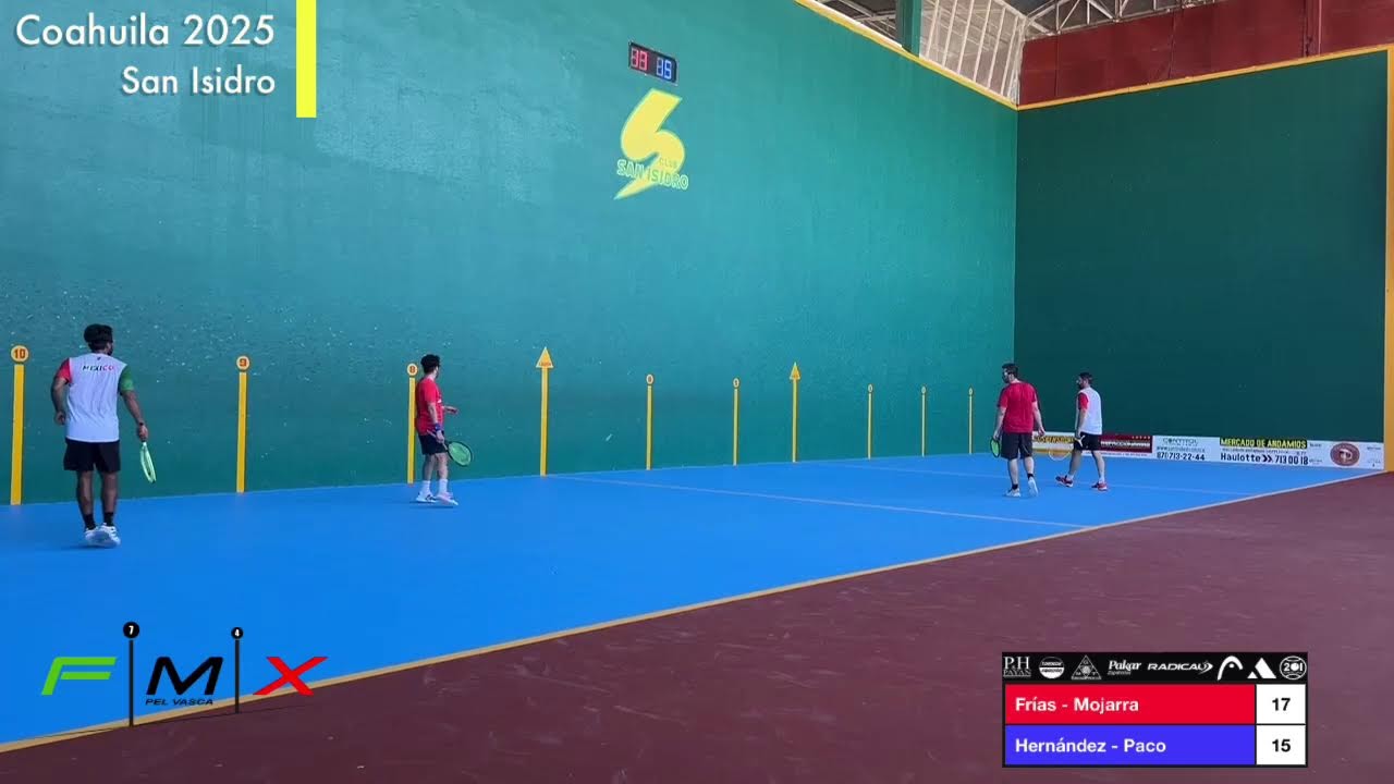 Abierto Nacional de Frontenis  Torreón 2025 “San Isidro”  Frías - Mojarra VS Hernández - Paco