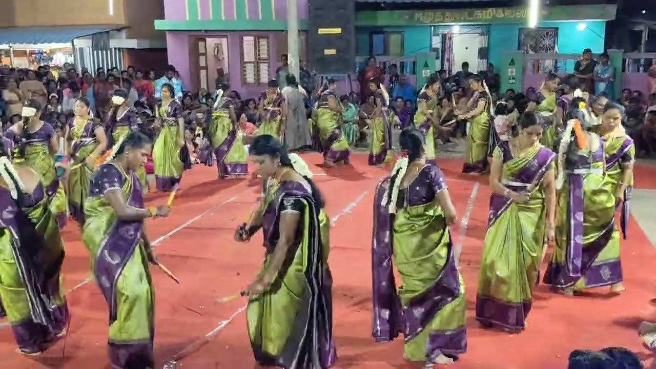 கரிசல் காட்டு பெண்ணே...💃 பெண்களின் கோலாட்டம் #விஸ்வநத்தம்#நடுவூர் viswanatham naduvoor sivakasi