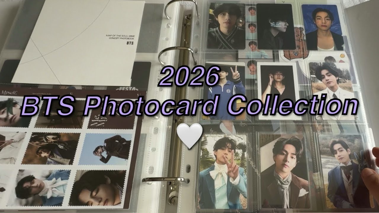 2026 BTS Photocard Collection [ASMR] 🤍💐