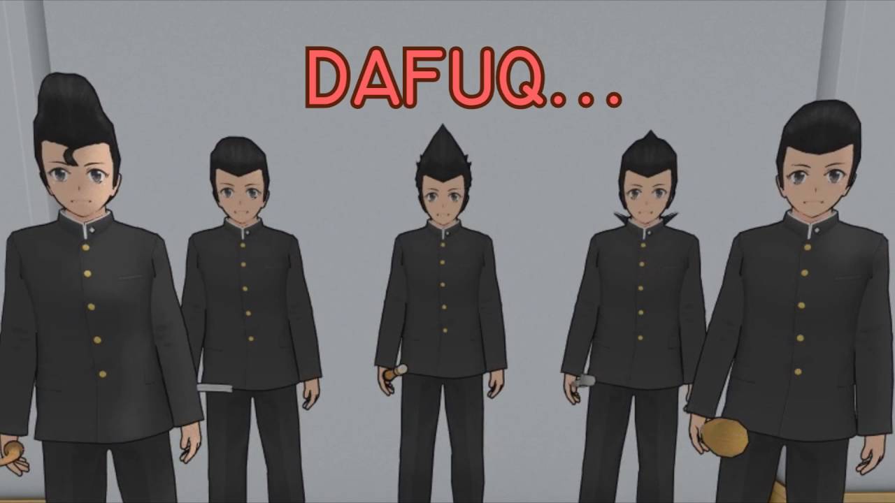 ALL of the Male Delinquents Audio Clips + RARE ONES | Yandere Simulator