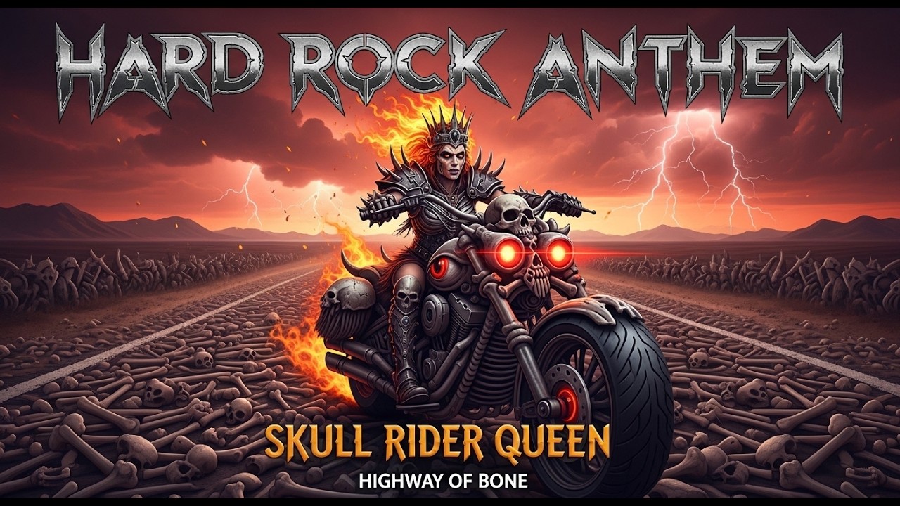 Hard Rock Anthem 🔥 Skull Rider Queen 🎵 Highway of Bone